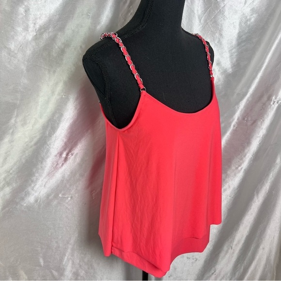 2/$15 AquaGreen Vibrant Pink Swim Camisole Tankini Top – Size Medium – NWT - Picture 7 of 9